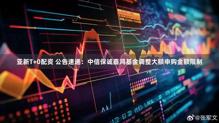 亚新T+0配资 公告速递：中信保诚嘉鸿基金调整大额申购金额限制